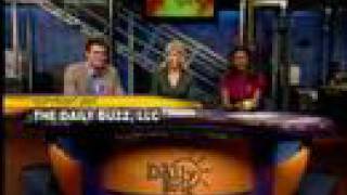 Celebrity Douche Blooper on Live News Show The Daily Buzz [upl. by Nela]