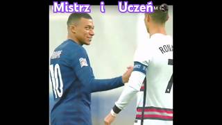 Mbappe naśladuje Ronaldo Mistrz i Uczeń cristianoronaldo mbappe piłkanożna [upl. by Mehetabel]