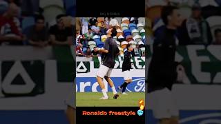 Ronaldo freestyle 🥶💀 shorts football freestyle [upl. by Omiseno236]