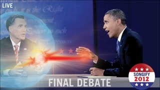 FINAL DEBATE SONGIFIED Obama vs Romney 2012 [upl. by Pandolfi]