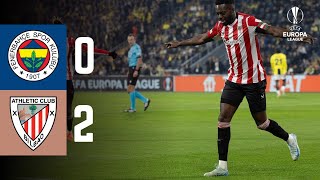 FenerbahceAthletic Bilbao 02 Match Highlights  Europa League Week 6 [upl. by Riebling]