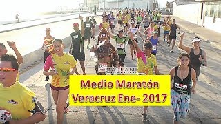 MEDIO MARATON VERACRUZ 2017 [upl. by Eelirem9]