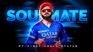 🔵 Virat Kohli x Soulmate • 🔥 Beat Sync Edit 🔥 • 💫 Virat Kohli 4K Status 💫 [upl. by Alleusnoc]