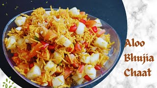 Making Aloo Bhujia Chaat in a Giant Wok [upl. by Aztiray]