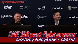 ONE Championship 166 post fight press conference  Anatoly Malykhin Chatri Sityodtong [upl. by Nesbitt422]