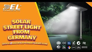 Solar Street Light Efficiency DEL ILLUMINATION [upl. by Nanyt]