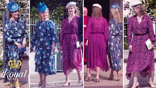 Sophie Wessex amp daughter Lady Louse delighted fans with their vibrant floral gowns  Royal Insider [upl. by Con767]