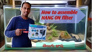 How to assemblesetup a Hang on Filter  In Telugu  RS Electric RS  3000 [upl. by Dorothee]