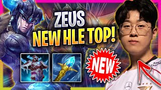 HLE ZEUS NEW TOPLINER FOR HANWHA LIFE  HLE Zeus Plays Sejuani TOP vs Yone  Season 2024 [upl. by Ottillia384]