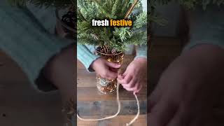 Easy DIY Christmas Vase Decoration in 30 Seconds 🎄✨ [upl. by Hamforrd]