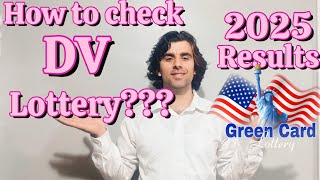 How To Check DV Lottery 2025 Results [upl. by Ennire408]