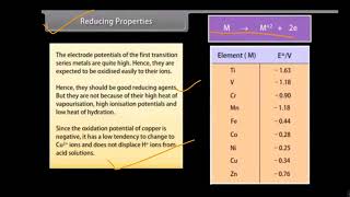 d  and f block elements class 12th chemistry [upl. by Avle]