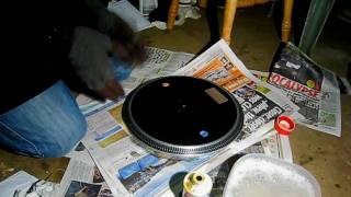 how to make the platter on your turntable shiny again part 1 [upl. by Rusticus]