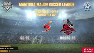 November 14th WSF Div 4 GC FC vs Moose FC [upl. by Imre146]