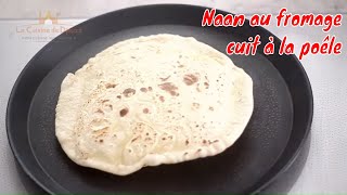 Naan au fromage à la poêle un pain qui devrait vous plaire [upl. by Zanlog]