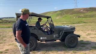 Willys M201 Jeep Picnic Lammermuir hills July 2021 [upl. by Ripleigh163]