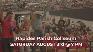 Bulls Bands and Barrels  Saturday August 3 Rapides Coliseum in Alexandria LA  Tickets on Sale [upl. by Had]