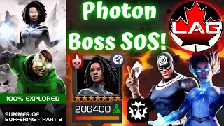 NEW SoS Photon Boss Fight Guide Strategy Showcase Skill Objective Solo With R3 Bullseye  MCOC [upl. by Loughlin]