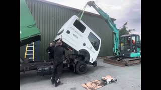 How to lift Nissan Cabstar doublecab [upl. by Ahsok]