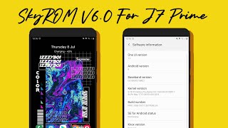 SkyROM v60  J7 Prime  ANDROID 9 [upl. by Ashton]