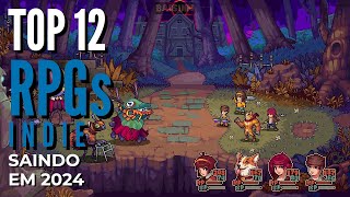 Top 12 RPGs Indie MAIS AGUARDADOS DE 2024 [upl. by Ranson]