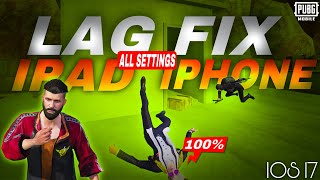 Ultimate PUBG Lag Fix for iPadiPhone  100 Lag Fix  All Settings  MSJMLYT [upl. by Abdella]