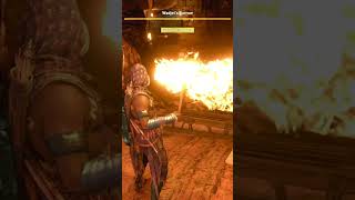 Samuel L Jackson would approve😭 gaming content assassinscreed snake fire cooking [upl. by Nnylatsyrc177]