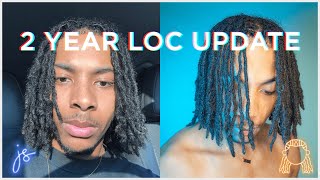 2 Year Loc Update  High Top Dreadlocks  Dreadlock Journey [upl. by Bouzoun]