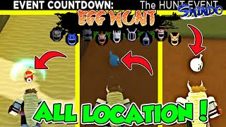 Shindo Life THE HUNT EVENT All Easter Eggs Spawn Location  Full Guide CODE [upl. by Yorel]