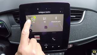 Renault ZOE2020 BediensystemReview Infortainment Review 93quot Navi Testvideo DigiDisplay Check [upl. by Perla]