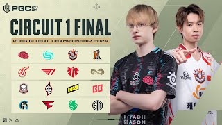 PUBG Global Championship 2024 Circuit 1 FINAL [upl. by Suissac]