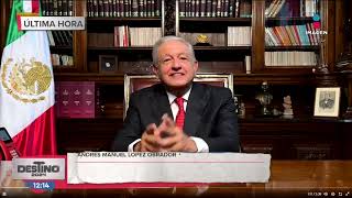 El presidente López Obrador felicita a Claudia Sheinbaum  Destino 2024 [upl. by Nnyletak]