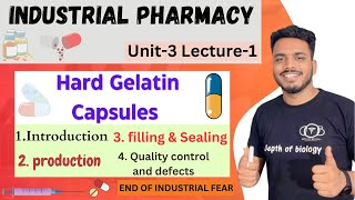 Hard gelatin capsules  production of hard gelatin capsule  filling and sealing  capsules unit 3 [upl. by Nairbo]