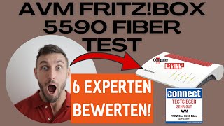 AVM FRITZ Box 5590 Fiber Test Erfahrungen Review [upl. by Niknar360]