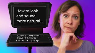 SECRETS to reading a teleprompter  From Awkward to Natural [upl. by Newkirk]