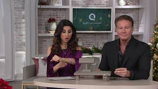 Michael Dawkins Sterling Silver Granulation Drop Cuff 390g on QVC [upl. by Enajiram]