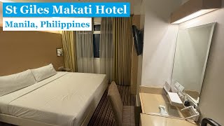 St Giles Makati Hotel Manila Philippines 2024  Room Tour Breakfast Facilities [upl. by Elletnahc94]