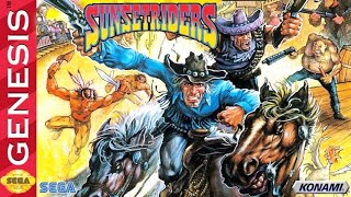 Sunset Riders Genesis  Mega Drive OST 01  KONAMI Intro [upl. by Fidellas]