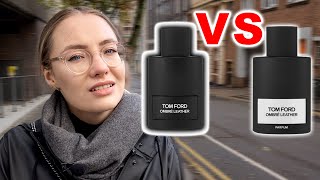 Tom Ford Ombre Leather EDP VS Ombre Leather Parfum  Watch Before You Buy [upl. by Mctyre]