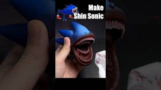 Making Shin sonic tapes with clay kiArt halloween sonic shinsonic [upl. by Onoitna19]