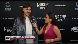 NocheUFC Dominik Mysterio La Experiencia UFC [upl. by Octavus]