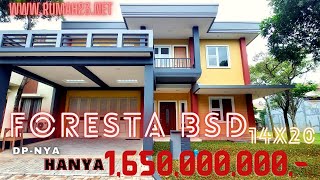 Rumah Di BSD City Tangerang  Foresta Premium Cluster [upl. by Nessaj]