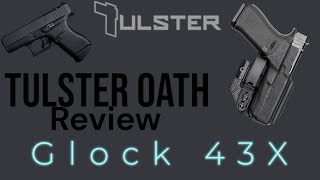 Tulster Oath‼️ BEST HOLSTER FOR UNDER 100 for the Glock 4343xlink in ￼ description glock43x [upl. by Neirda]