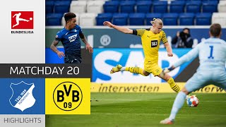 TSG Hoffenheim  Borussia Dortmund 23  Highlights  Matchday 20 – Bundesliga 202122 [upl. by Eldred]