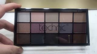 technic  Mystic mauves eyeshadow palette [upl. by Haggi330]