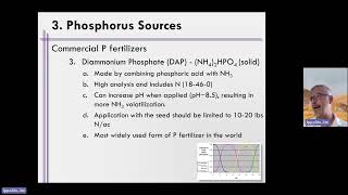 Week 9 Unit 6 Video 20 Diammonium Phosphate Fertilizer Discussion [upl. by Vale]