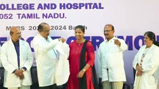 WHITE COAT CEREMONY I 2023 BATCH I NANDHA MEDICAL COLLEGE amp HOSPITAL I ERODE I TAMILNADU [upl. by Mccarty]