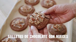 Galletas de chocolate con nueces [upl. by Deery]