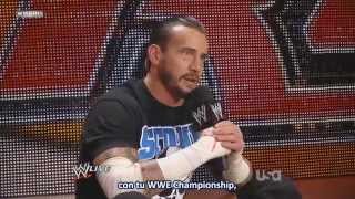 CM Punk Pipebomb Promo 27jun2011 sub español HD [upl. by Storer464]