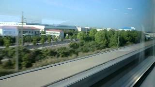 Shanghai Maglev Train complete journey with top speed at 431kmh  Worlds Fastest Train [upl. by Morgenthaler21]